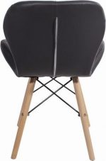 Крісло MUFART ELVA 3325 екошкіра чорне - Елегантність і комфорт у вашому домі - Зображення 5