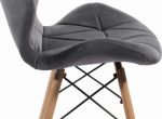Крісло MUFART ELVA 3373 - Сірий Оксамит для Вашого Стильного Інтер'єру - Зображення 5