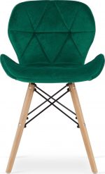 Крісло MUFART ELVA 3371 зелений оксамит Вишуканий дизайн та комфорт - Зображення 2