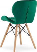 Крісло MUFART ELVA 3371 зелений оксамит Вишуканий дизайн та комфорт - Зображення 3