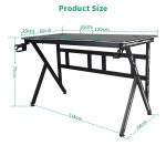 Геймерський стіл COBRA DESK CR3010WH Білий - Зображення 6