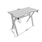 Геймерський стіл COBRA CR2010WH білий - Зображення 5