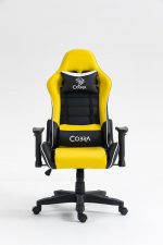 Крісло COBRA Rebel CR201, жовто-чорне - Зображення 2