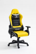 Крісло COBRA Rebel CR201, жовто-чорне