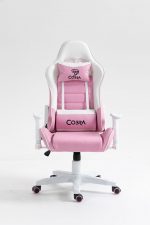 КРІСЛО COBRA Rebel CR203, рожево-біле - Зображення 2