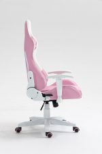КРІСЛО COBRA Rebel CR203, рожево-біле - Зображення 9