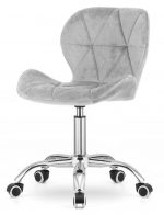 Крісло поворотне Lugano сіре оксамит Ідеальний вибір