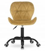 Обертове крісло Lugano Колір коричневий з хромованою основою - Зображення 2