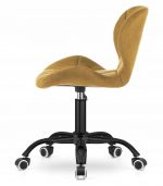 Елегантне обертове крісло Lugano коричневого кольору з чорною основою: ваш оптимальний вибір комфорту та стилю для офісу та дому - Зображення 3