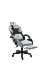 Ігрове крісло PLAYER 5.0 CRF50 біле з підніжкою