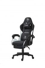 Ігрове крісло PLAYER 5.0 CRF52 чорне з підніжкою - Зображення 3