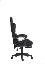 Ігрове крісло PLAYER 5.0 CRF52 чорне з підніжкою - Зображення 6