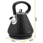 Електрочайник Berdsen BD-700 чорний, об'ємом 1,7 літра - Зображення 16