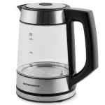 Електрочайник Berdsen BD-704 скляний 1,7 л, чорно-срібний - Зображення 4