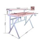 Геймерський стіл CRF4009RGB Рожевий - Зображення 3