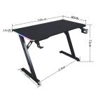 Геймерський стіл CRF4576RGB чорний - Зображення 9