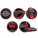 Офісне крісло Sofotel Cerber для геймера чорно-червоне - Зображення 8