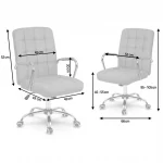 Офісне крісло Benton синьо-біле - Зображення 6