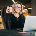 Офісне крісло Sofotel Porto - чорна тканина - Зображення 2