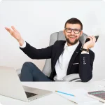 Офісне крісло Sofotel Porto - сіре - Зображення 6