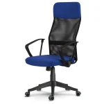 Офісне крісло Sofatel Sydney з мікросітки, синьо-чорне - Зображення 3