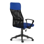 Офісне крісло Sofatel Sydney з мікросітки, синьо-чорне - Зображення 5