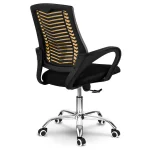 Офісне крісло Sofotel Denar оранжеве з мікросітки - Зображення 5