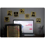 Офісне крісло Sofotel Denar оранжеве з мікросітки - Зображення 9