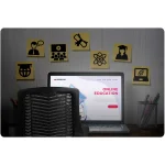 Офісне крісло Sofotel Denar з мікросітки, чорне - Зображення 9