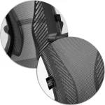 Крісло офісне Sofatel Gontia з мікросітки, чорний - Зображення 6