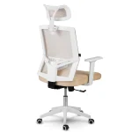 Офісне крісло Sofotel Rotar бежеве з мікросітки - Зображення 6