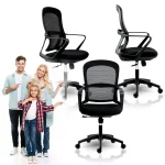 Офісне крісло Sofotel Haga з мікросітки чорне - Зображення 8