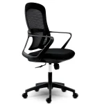 Офісне крісло Sofotel Haga з мікросітки чорне - Зображення 2