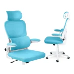 Офісне крісло Sofotel Formax синє з мікросітки - Зображення 14