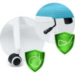 Офісне крісло Sofotel Formax синє з мікросітки - Зображення 12