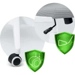 Офісне крісло Sofotel Formax з мікросітки сіре - Зображення 12