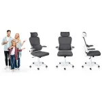 Графітове офісне крісло з мікросітки Sofotel Formax - Зображення 8