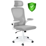 Офісне крісло Sofotel Brass з мікросітки, сіре - Зображення 15