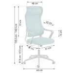 Морське офісне крісло з мікросітки Sofotel Labi - Зображення 10