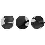 Офісне крісло Sofotel Brass з мікросітки чорне - Зображення 5