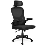 Офісне крісло Sofotel Brass з мікросітки чорне - Зображення 13