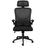 Офісне крісло Sofotel Brass з мікросітки чорне - Зображення 2