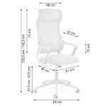 Офісне крісло Sofotel Labi з мікросітки сіре - Зображення 17