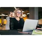 Офісне крісло Sofotel Labi з мікросітки сіре - Зображення 9