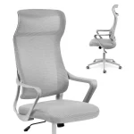 Офісне крісло Sofotel Labi з мікросітки сіре - Зображення 10