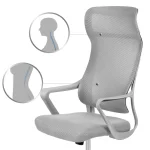 Офісне крісло Sofotel Labi з мікросітки сіре - Зображення 13
