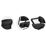 Офісне крісло Sofotel Labi з мікросітки чорне - Зображення 9