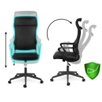 Офісне крісло Sofotel Labi з мікросітки чорне - Зображення 11