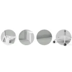 Офісне крісло Sofotel Rotar сіре з мікросітки - Зображення 7