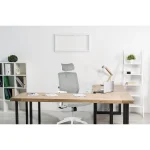 Офісне крісло Sofotel Rotar сіре з мікросітки - Зображення 9